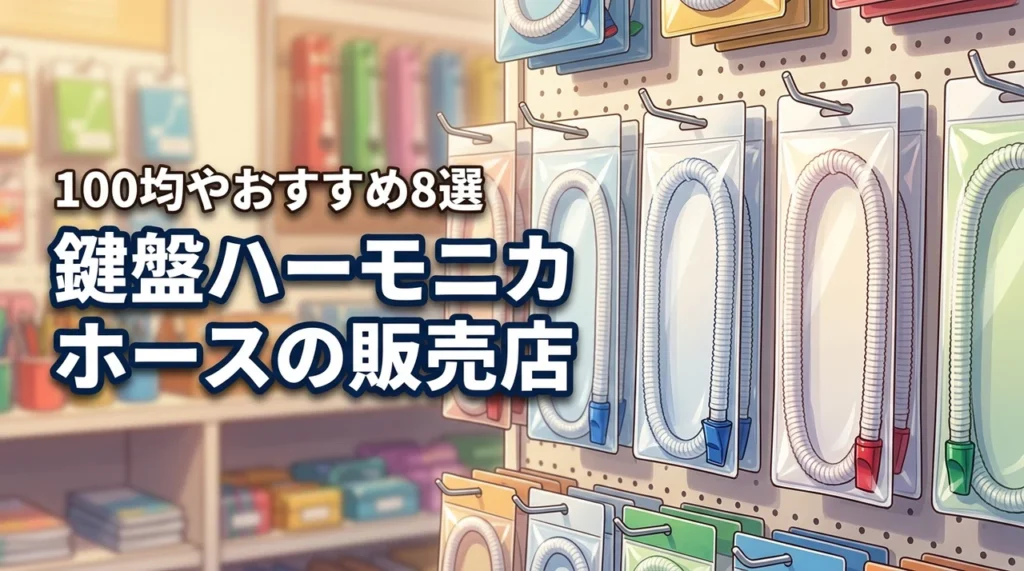 鍵盤ハーモニカのホースはどこに売ってる？100均など身近な販売店とおすすめ8選