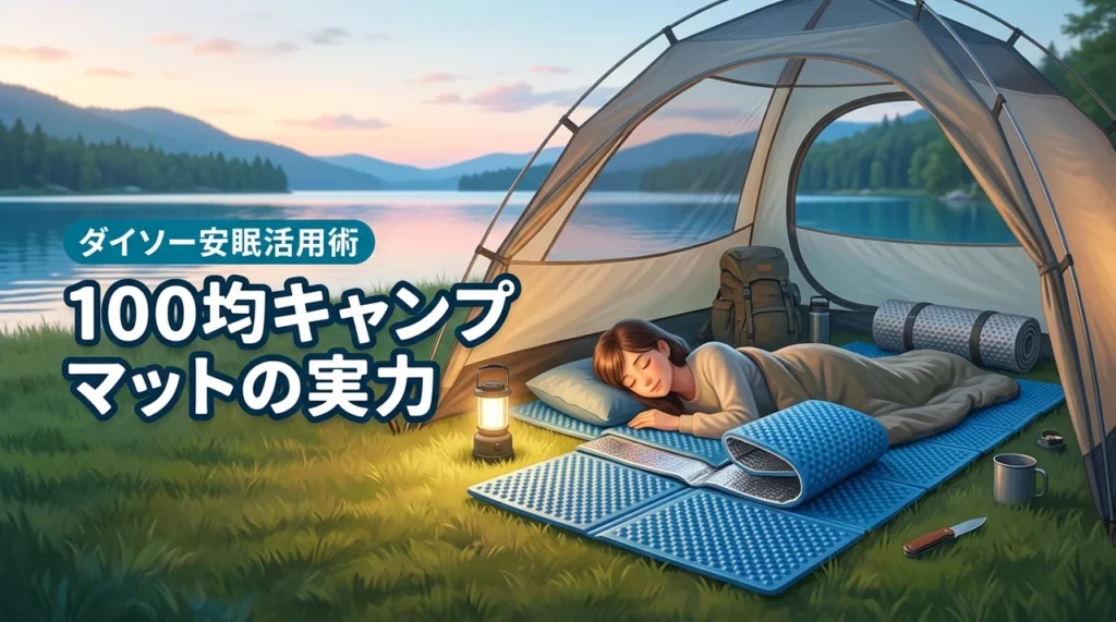 キャンプのマットは100均で十分？ダイソーの実力や安眠できる活用術を調査