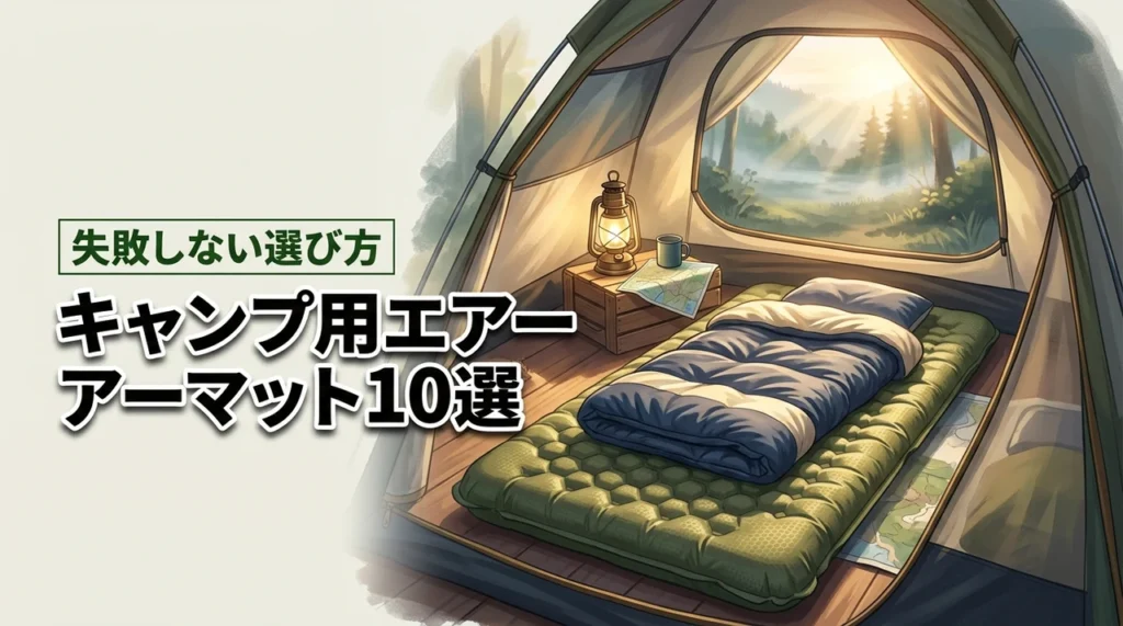 キャンプで快眠！エアーマットおすすめ10選と失敗しない選び方を徹底紹介