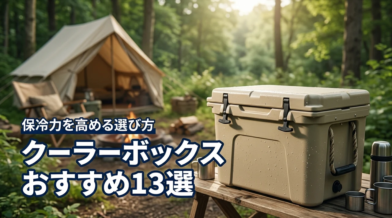 キャンプで使うクーラーボックスおすすめ13選！保冷力を高める選び方