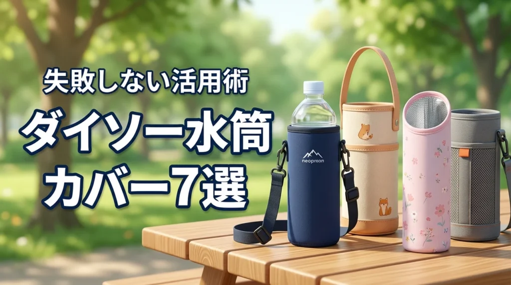 100均の水筒カバーはダイソーで選ぼう！おすすめ7選と失敗しない活用術