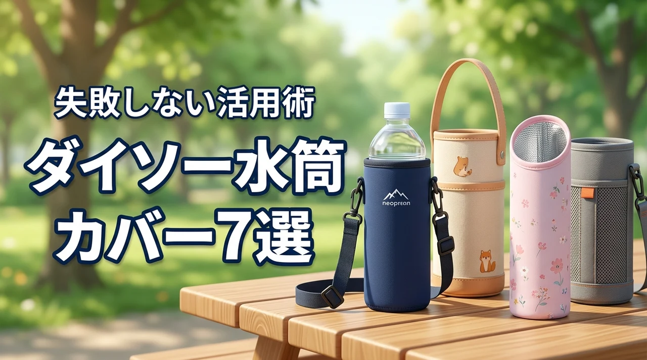 100均の水筒カバーはダイソーで選ぼう！おすすめ7選と失敗しない活用術