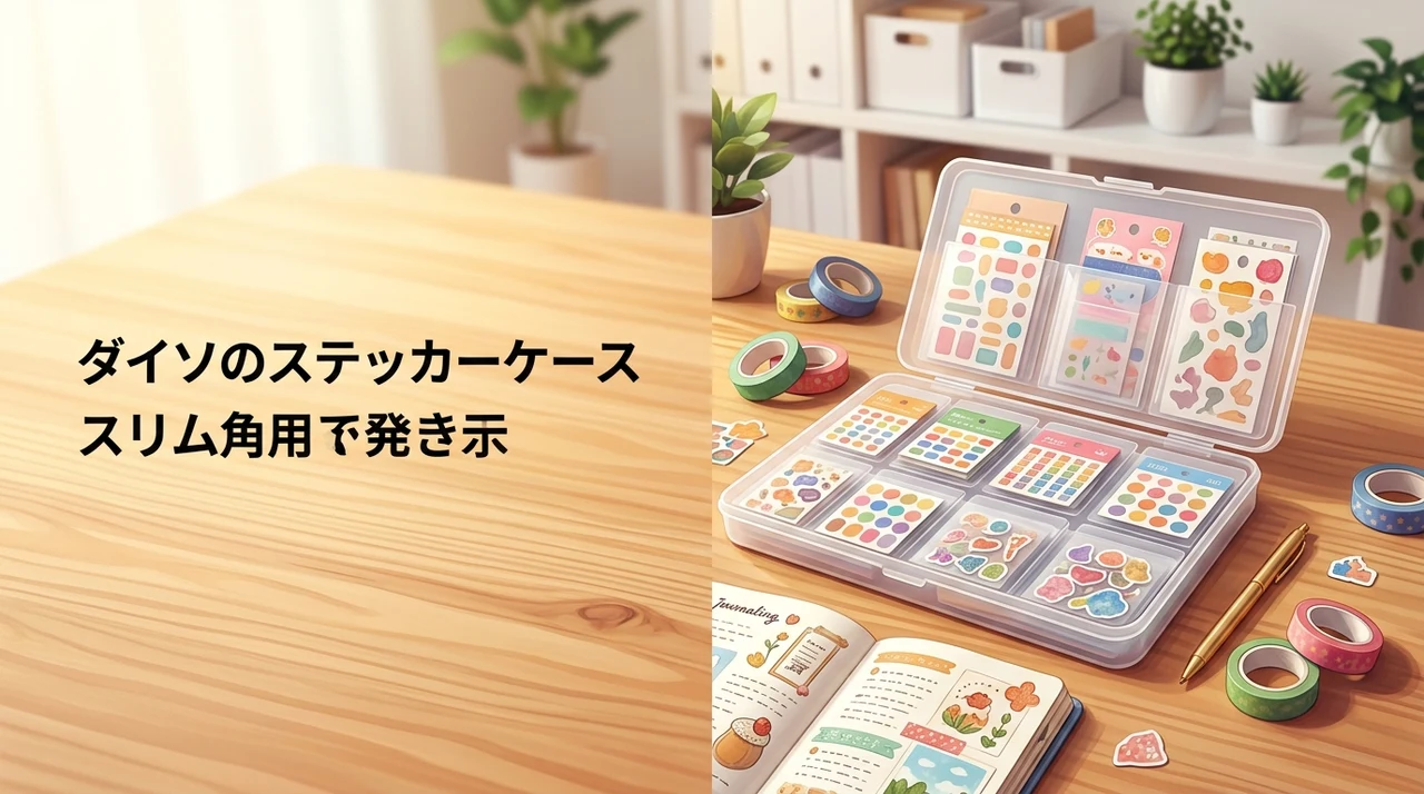 ダイソーのシールケース活用術8選！スッキリ整理する収納のコツ