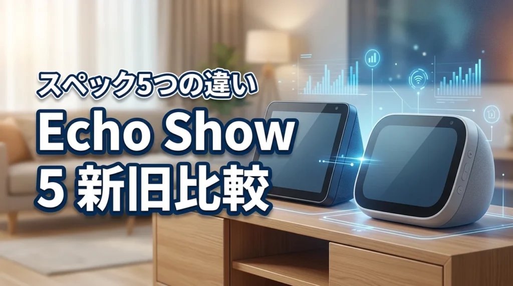echo show 5第2世代と第3世代の違いは？スペック比較で分かった5つの差