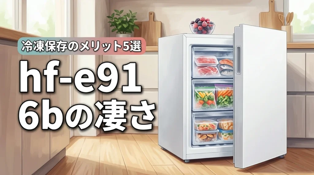 hf-e916bの口コミで判明!冷凍保存が劇的に変わるメリット5選
