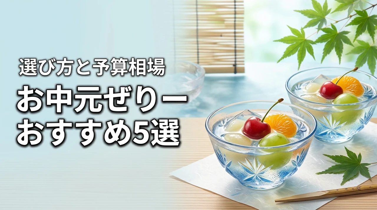 お中元ぜりーのおすすめ人気ランキング5選！失敗しない選び方や予算の相場も紹介
