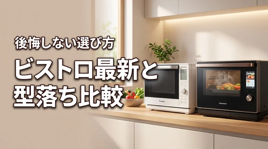 最新版とパナソニックビストロ型落ちの機能差は？後悔しない選び方を解説