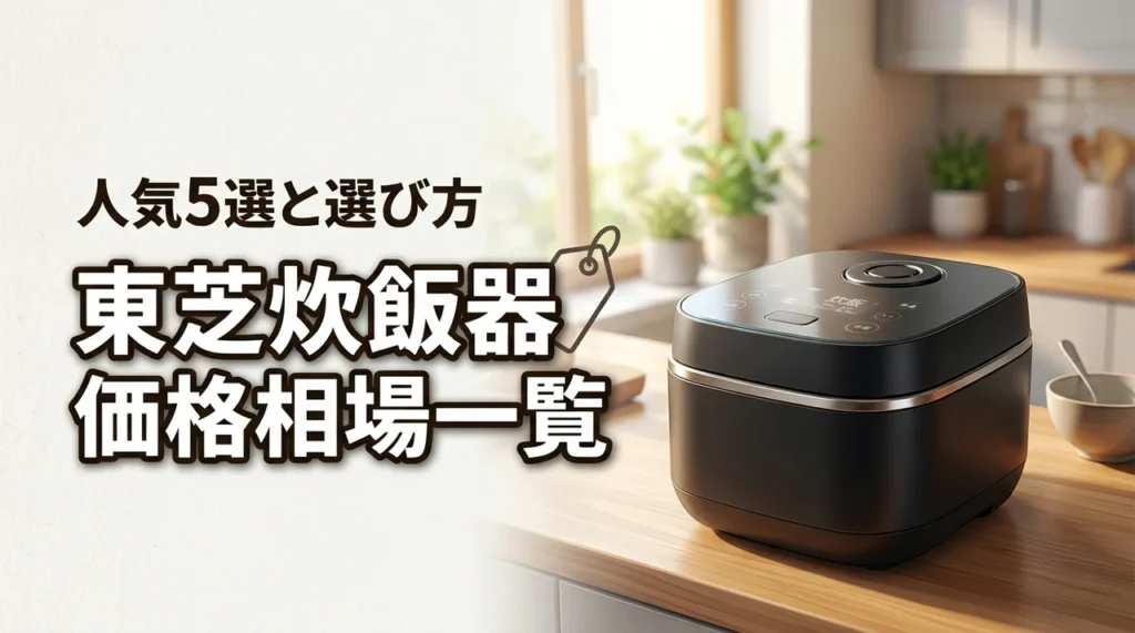東芝炊飯器の価格相場を一覧で比較!人気のおすすめ5選と後悔しない選び方