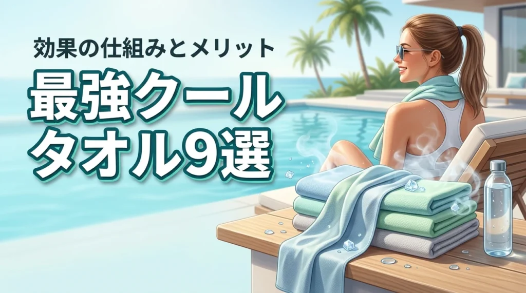 最強のクールタオルおすすめ9選！冷却効果の仕組みやメリットを詳しく紹介